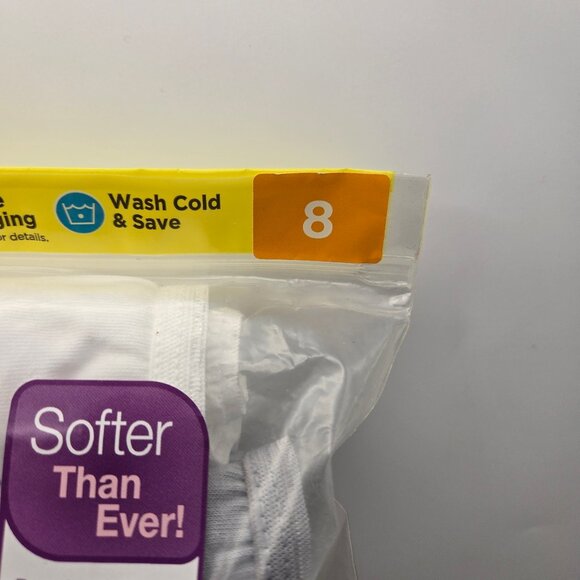 Hanes Ultimate Girls Tagless Briefs Style Super Soft Cotton Underwear 14 Pairs - Picture 3 of 6